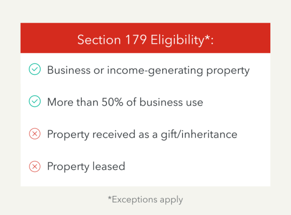 Section 179 eligibility