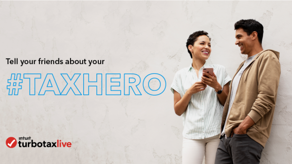 Tell your friends about your #TaxHero