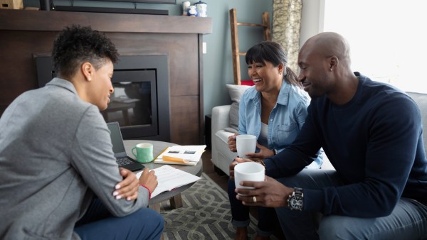 couple meeting with financial advisor