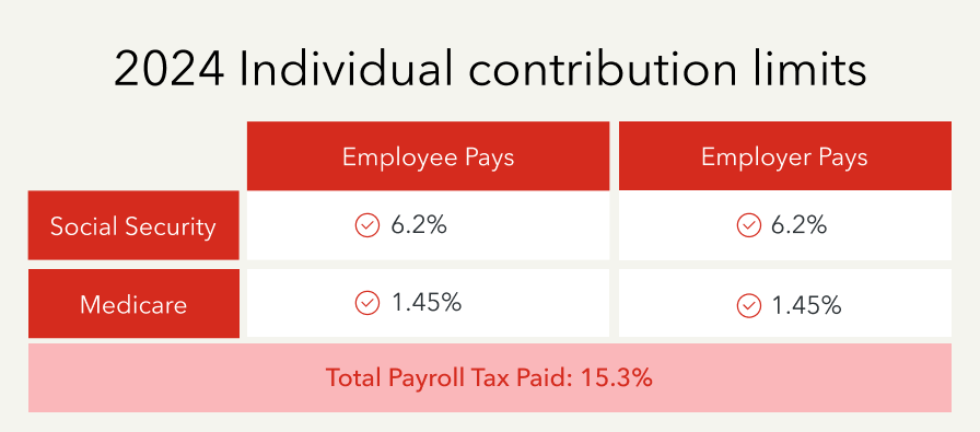 2024 Individual contribution limits