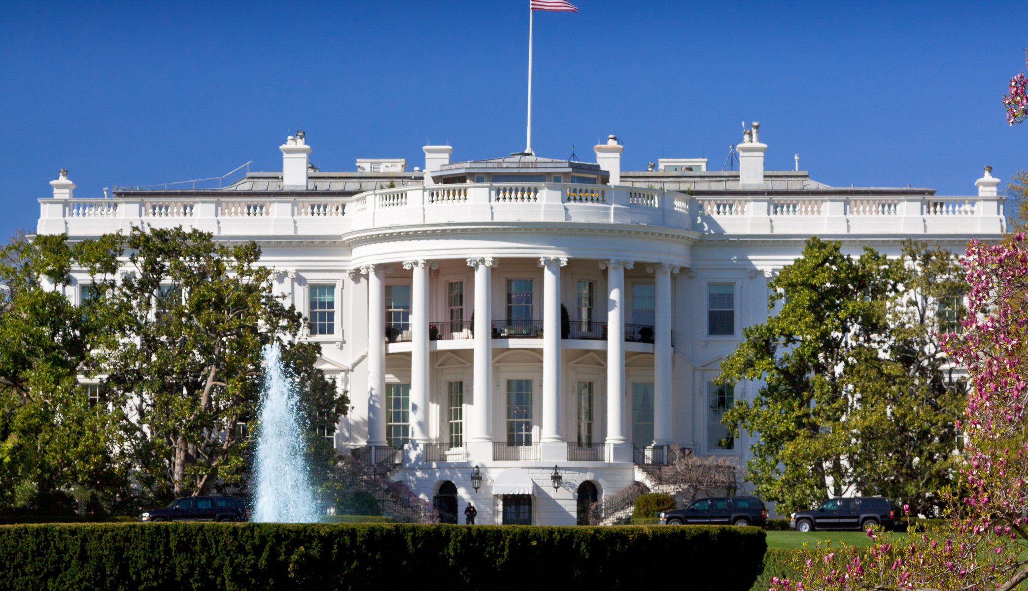 white house outside