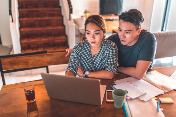 couple reviewing tax updates