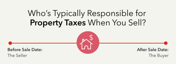 Who’s typically responsible for property taxes when you sell?