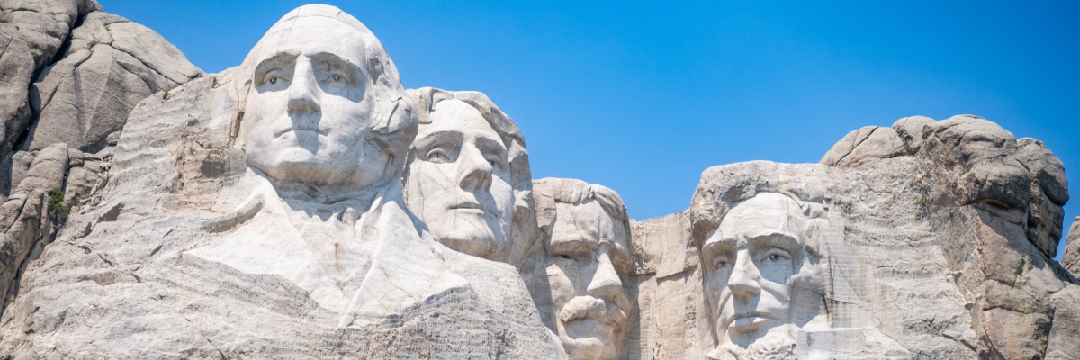Mount Rushmore in the Black Hills of South Dakota